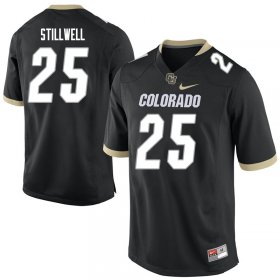 Black Luke Stillwell #25 Colorado Buffaloes Men Alumni High School Football Jersey -Hot Sale